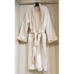 VTG Ritz-Carlton Plush Bath Robe Terry Cloth Belted Unisex O/S Heavy Spa Lounge